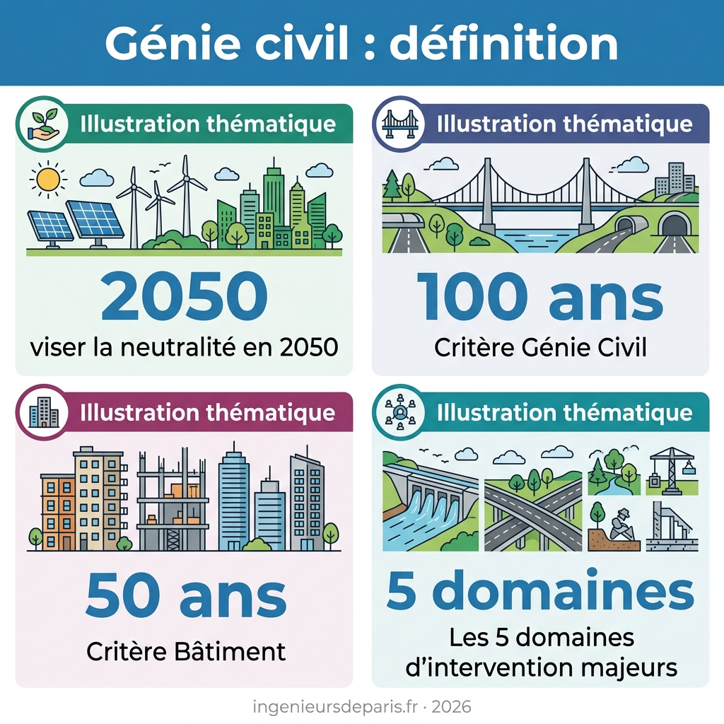 Infographie — génie civil : définition